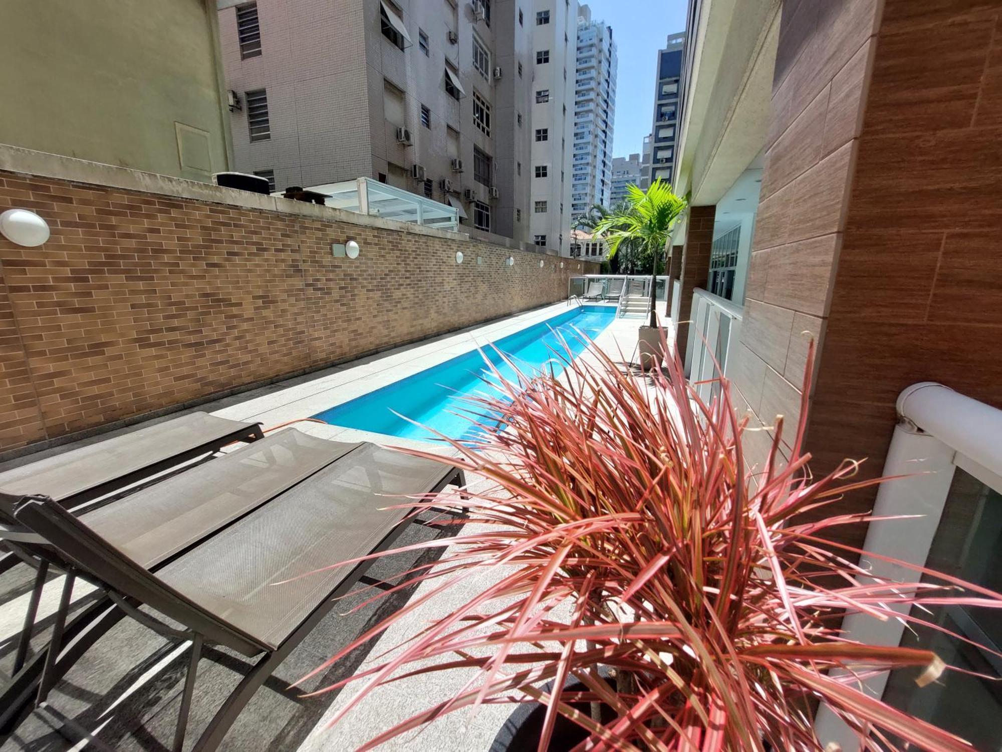 Book Santos Estanconfor 905 Charmoso Ap Executivo Quadra Praia Buitenkant foto